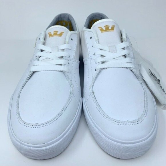 Supra Mens Melrose Skate Shoes White 08061-112 New - Picture 6 of 12